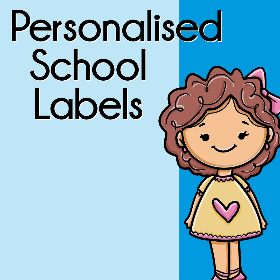 Personalised School Labels | Personalised Stickers | Kids Stickers | StickyBoo Stickers