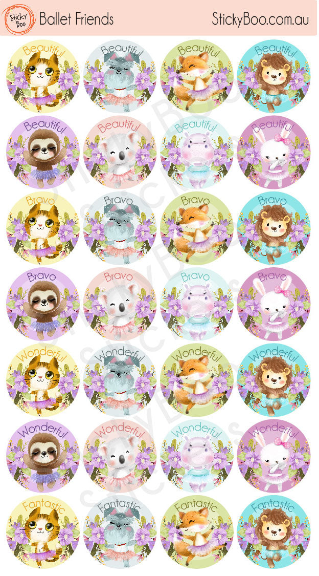 Ballet friends  |  Merit Stickers