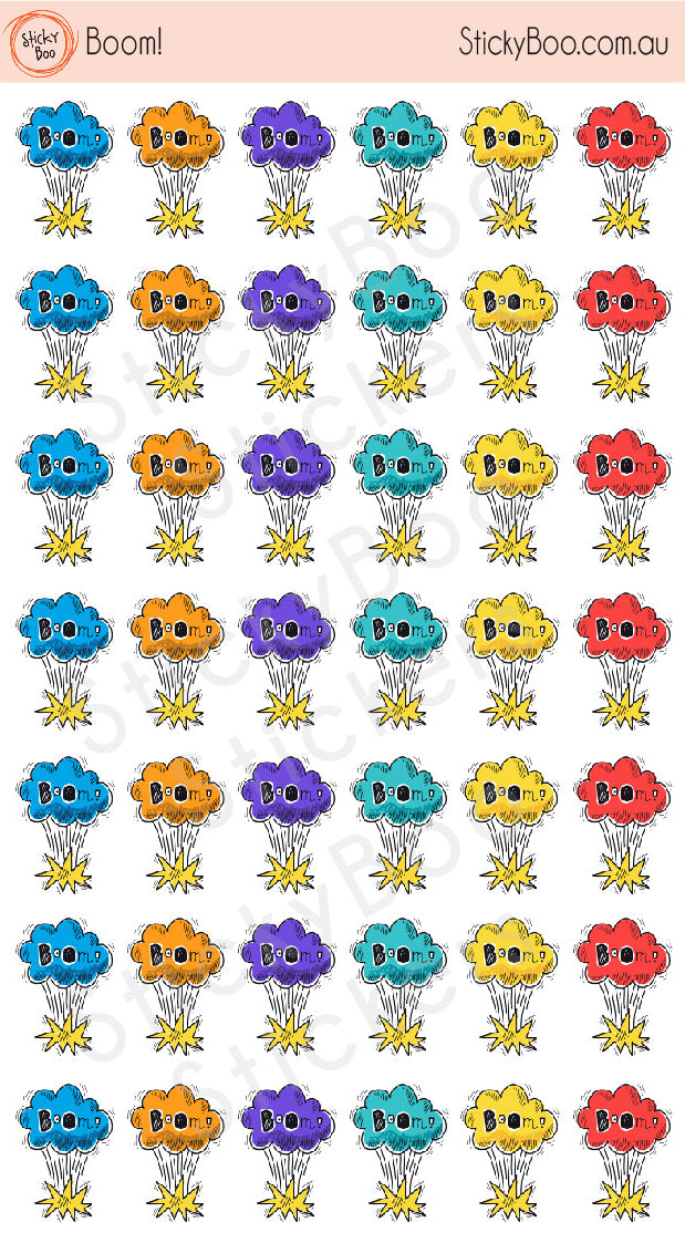 Boom!  |  Merit Stickers
