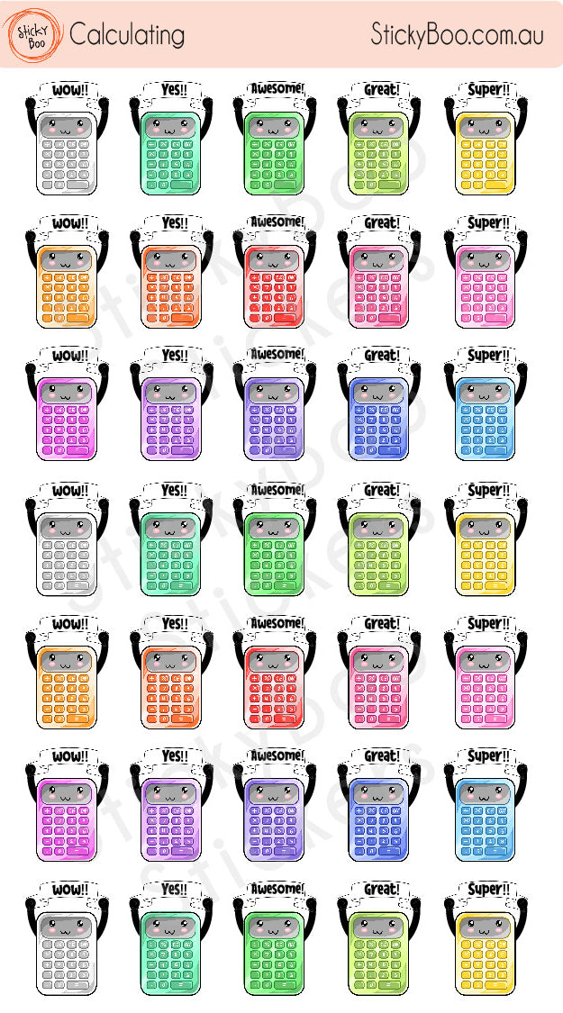 Calculating  |  Merit Stickers