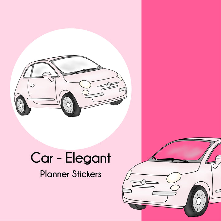 Car   |   Elegant Series   |   Planner Stickers