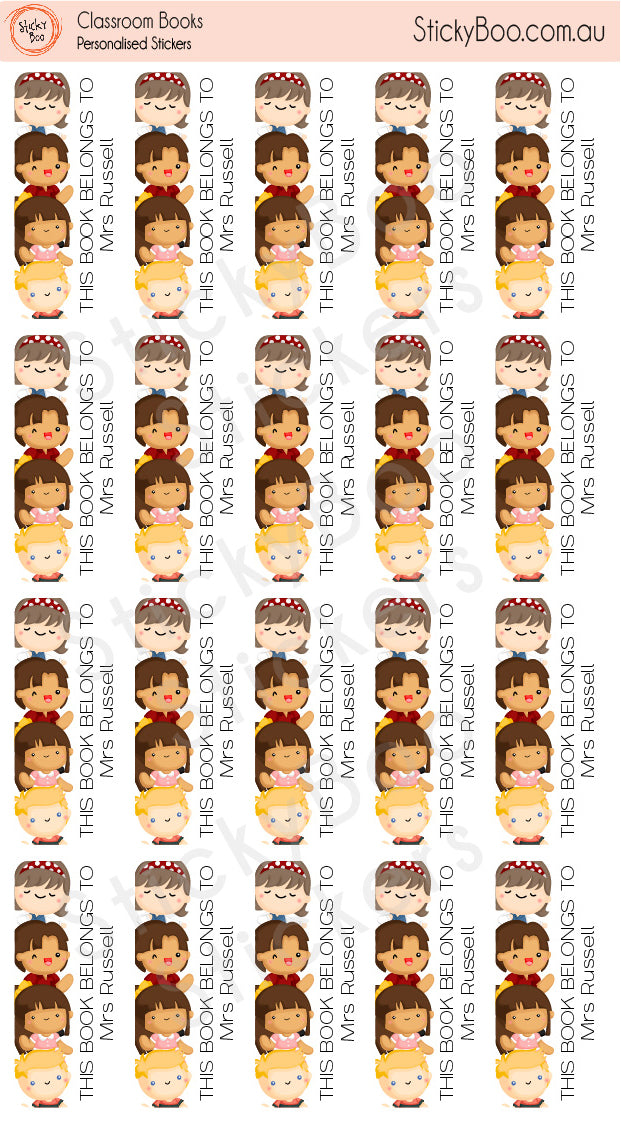 Classroom Books   |  Personalised Library Stickers