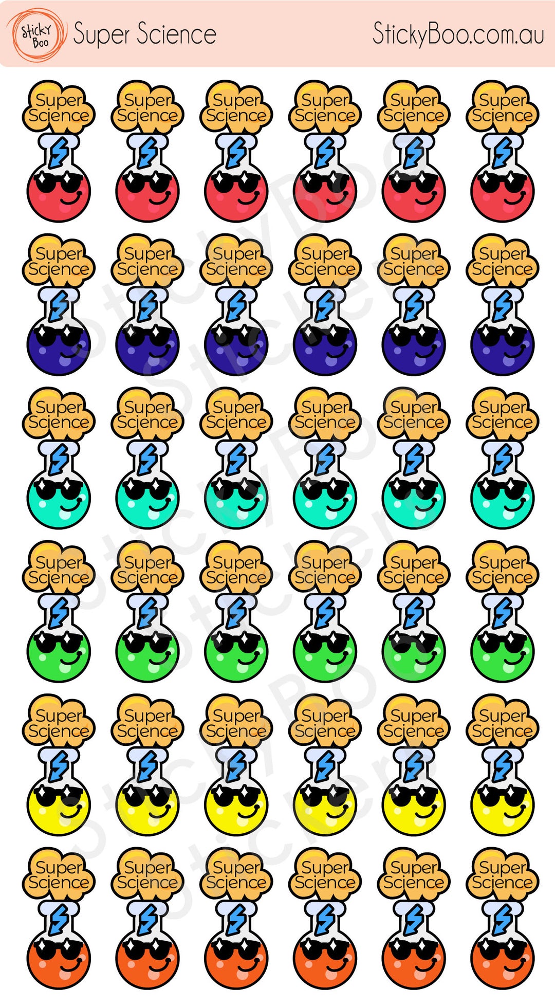 Super Science  |  Merit Stickers