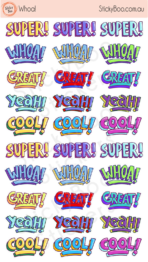 Cool Teacher stickers | Reward Stickers | StickyBoo
