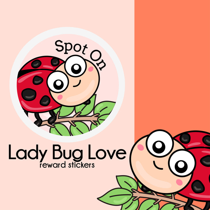 Lady Bug Love  |  Merit Stickers