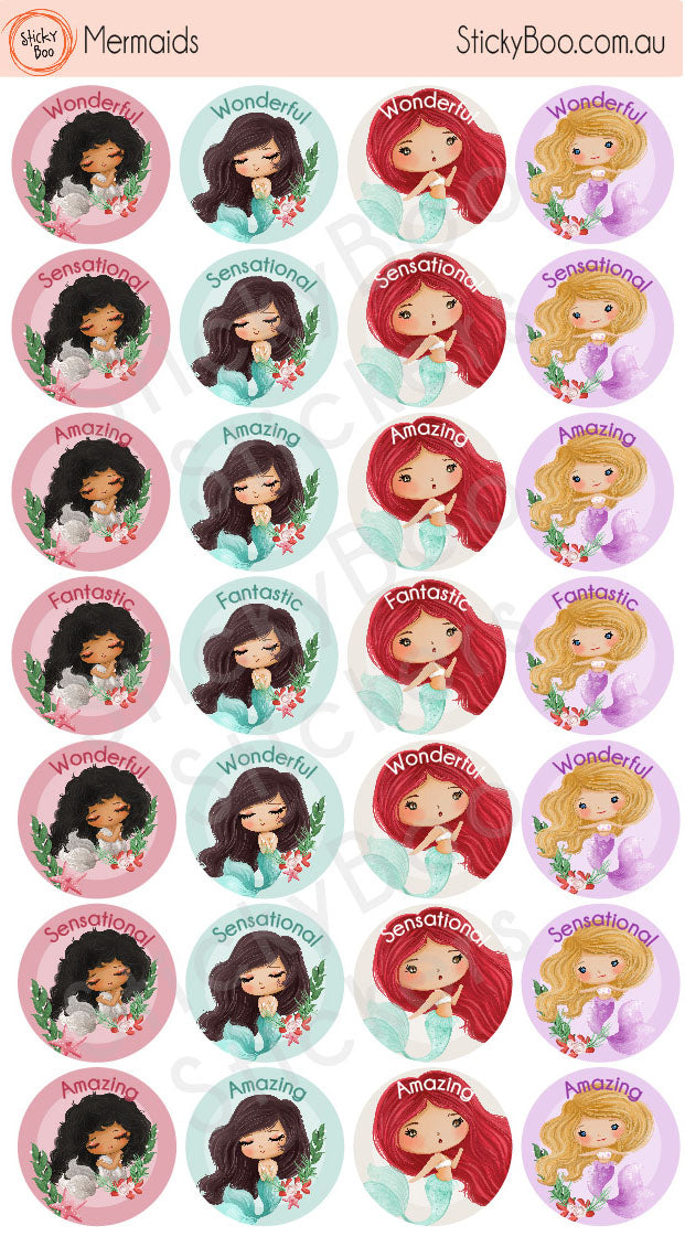 Mermaids  |  Merit Stickers
