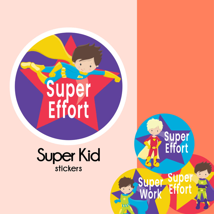 Super Kids  |  Merit Stickers