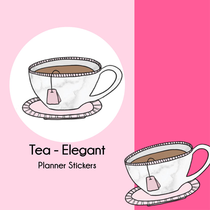 Tea   |   Elegant Series   |   Planner Stickers
