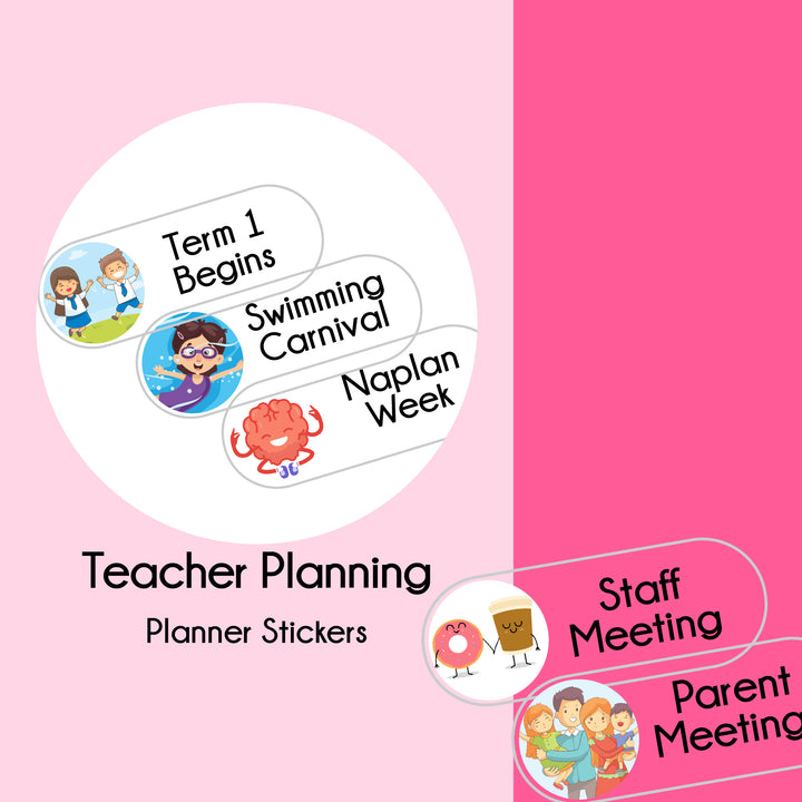 Teacher Planning  |  Kawaii Style  |  Planner Stickers