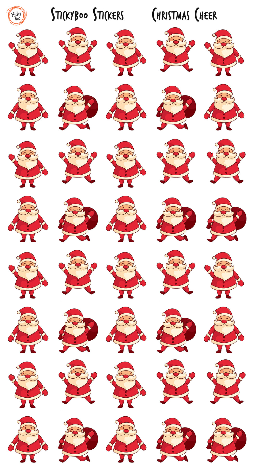 Christmas Sticker | Santa Sticker