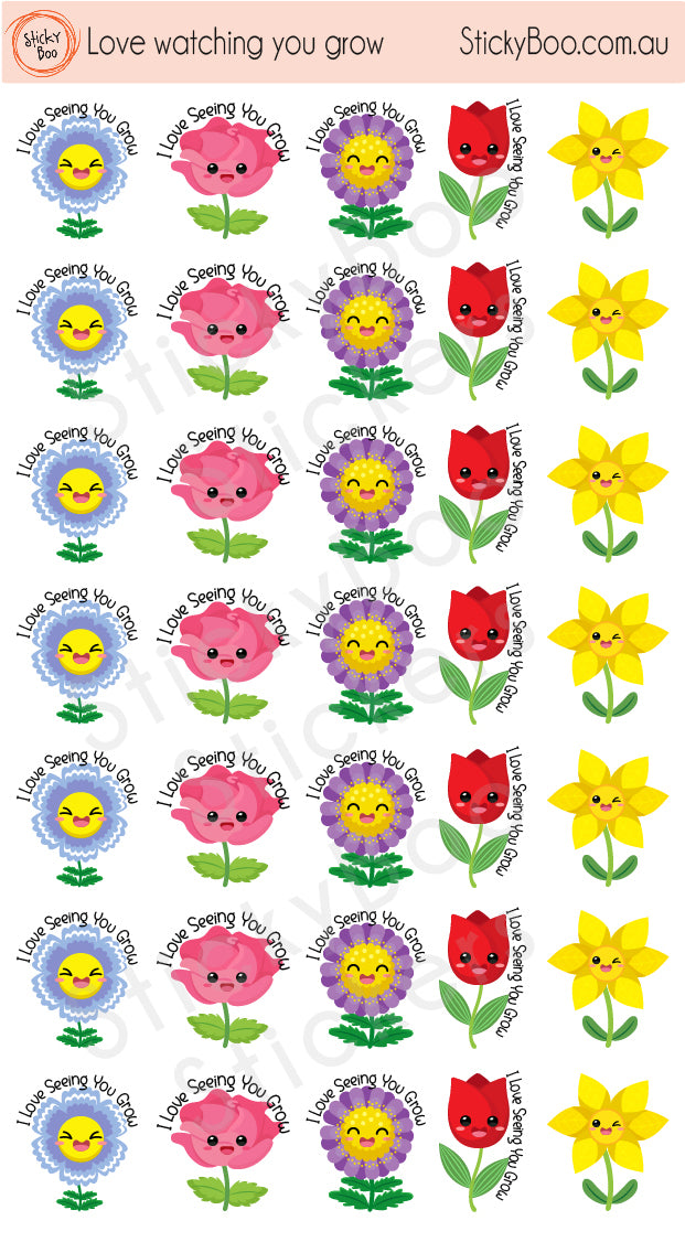 Love Watching You Grow  |  Merit Stickers