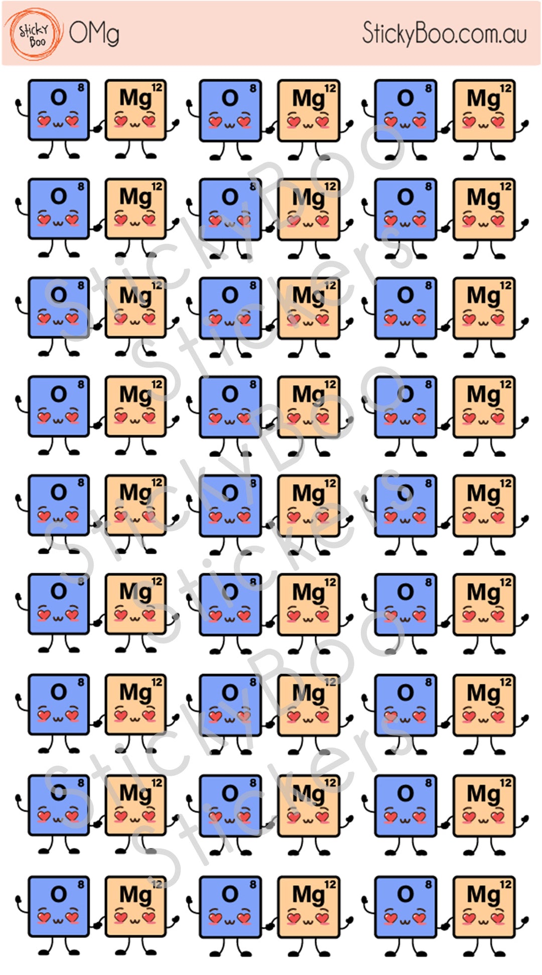 OMg  |  Merit Stickers