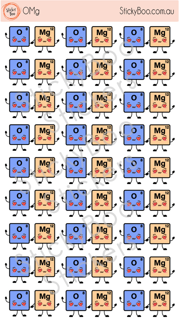 OMg  |  Merit Stickers