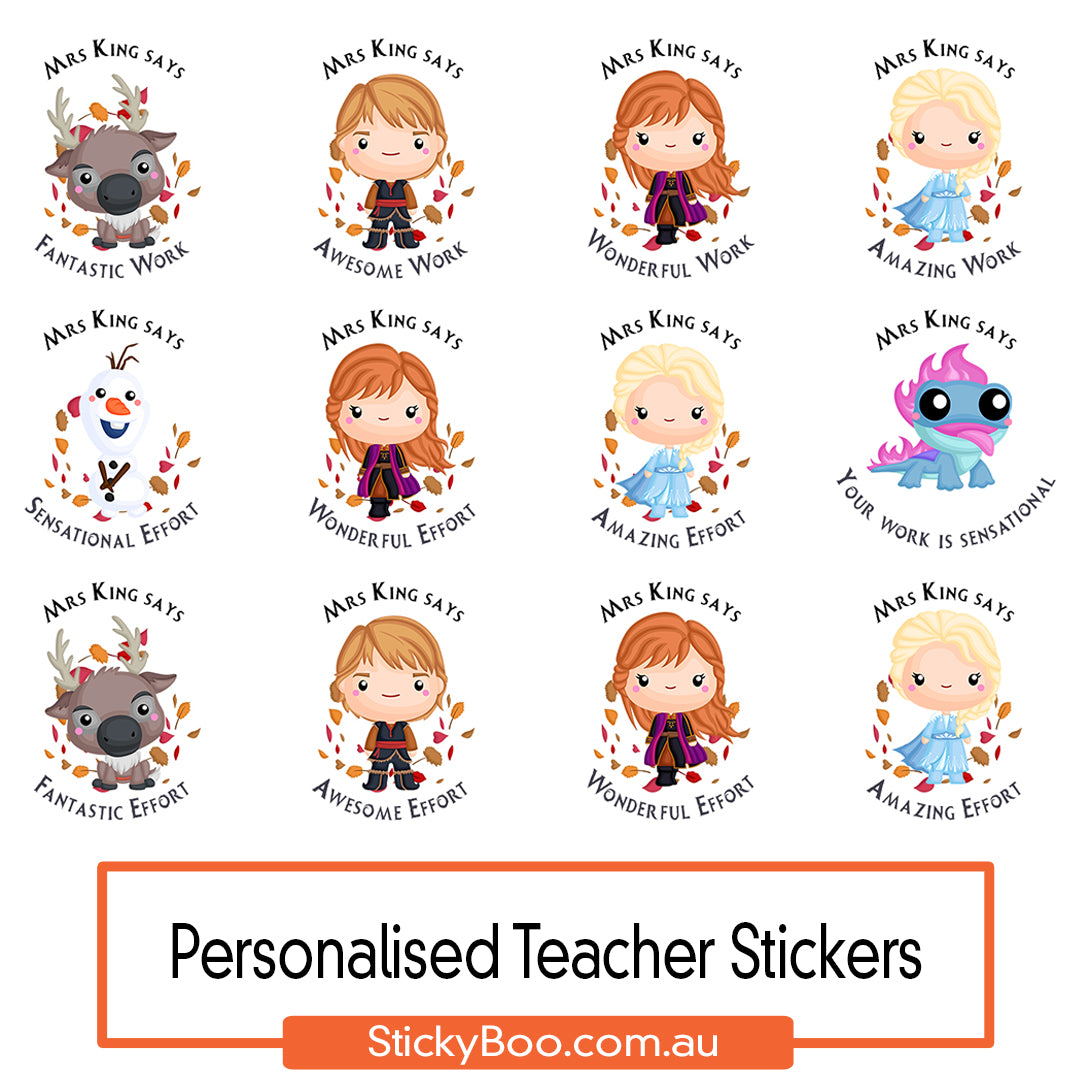Into the Unknown  |  Personalised Merit Stickers