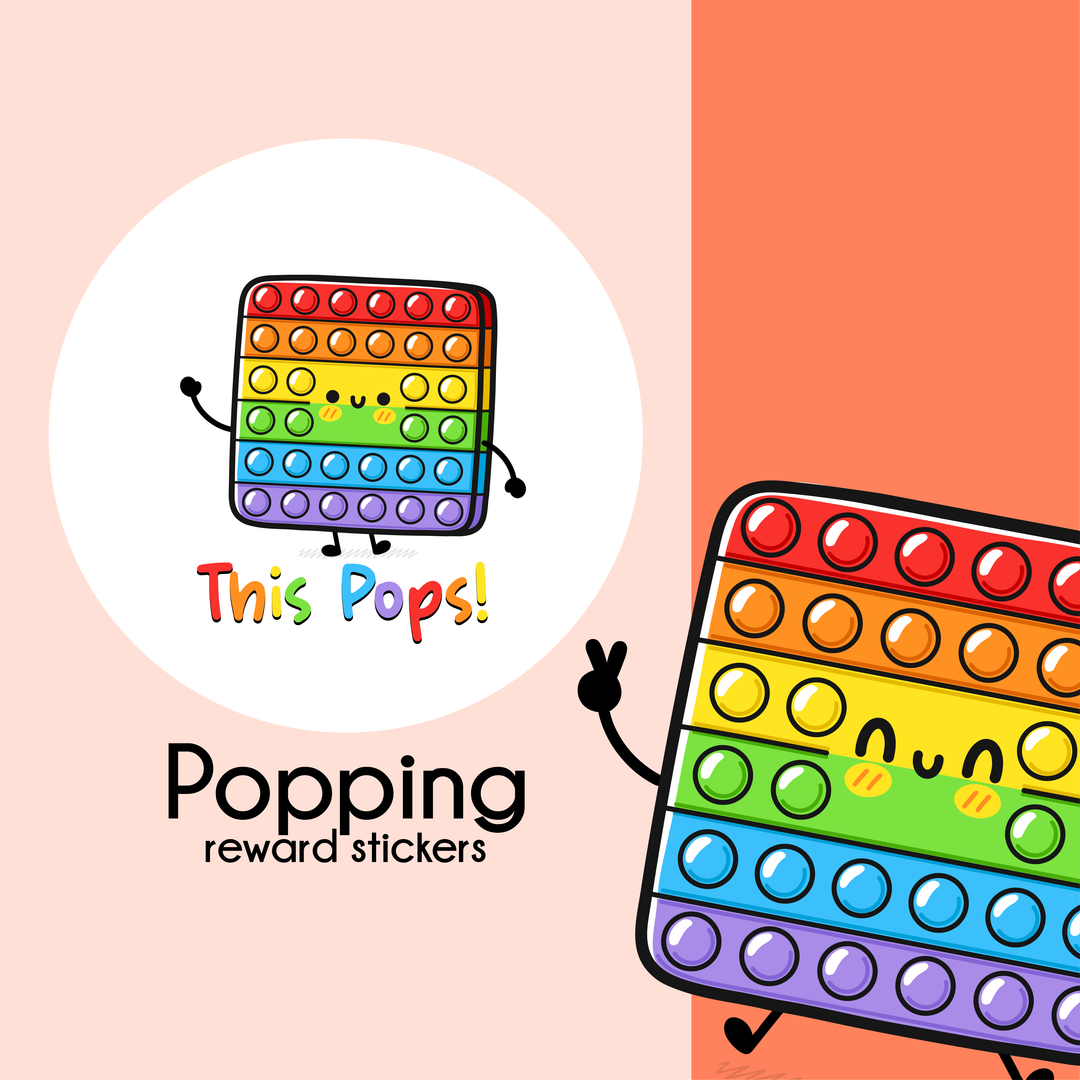Popping  |  Merit Stickers