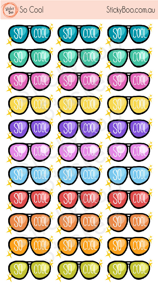 StickyBoo Stickers | So Cool | Teacher sticker