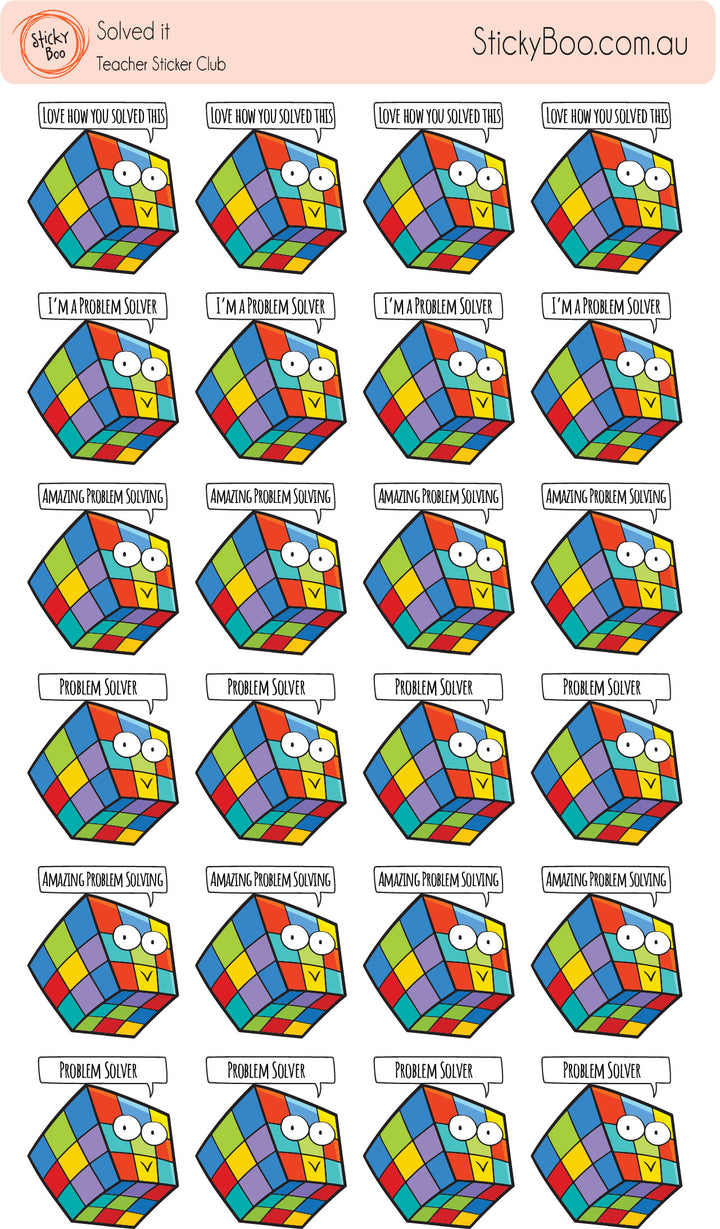 Solved it!  |  Merit Stickers