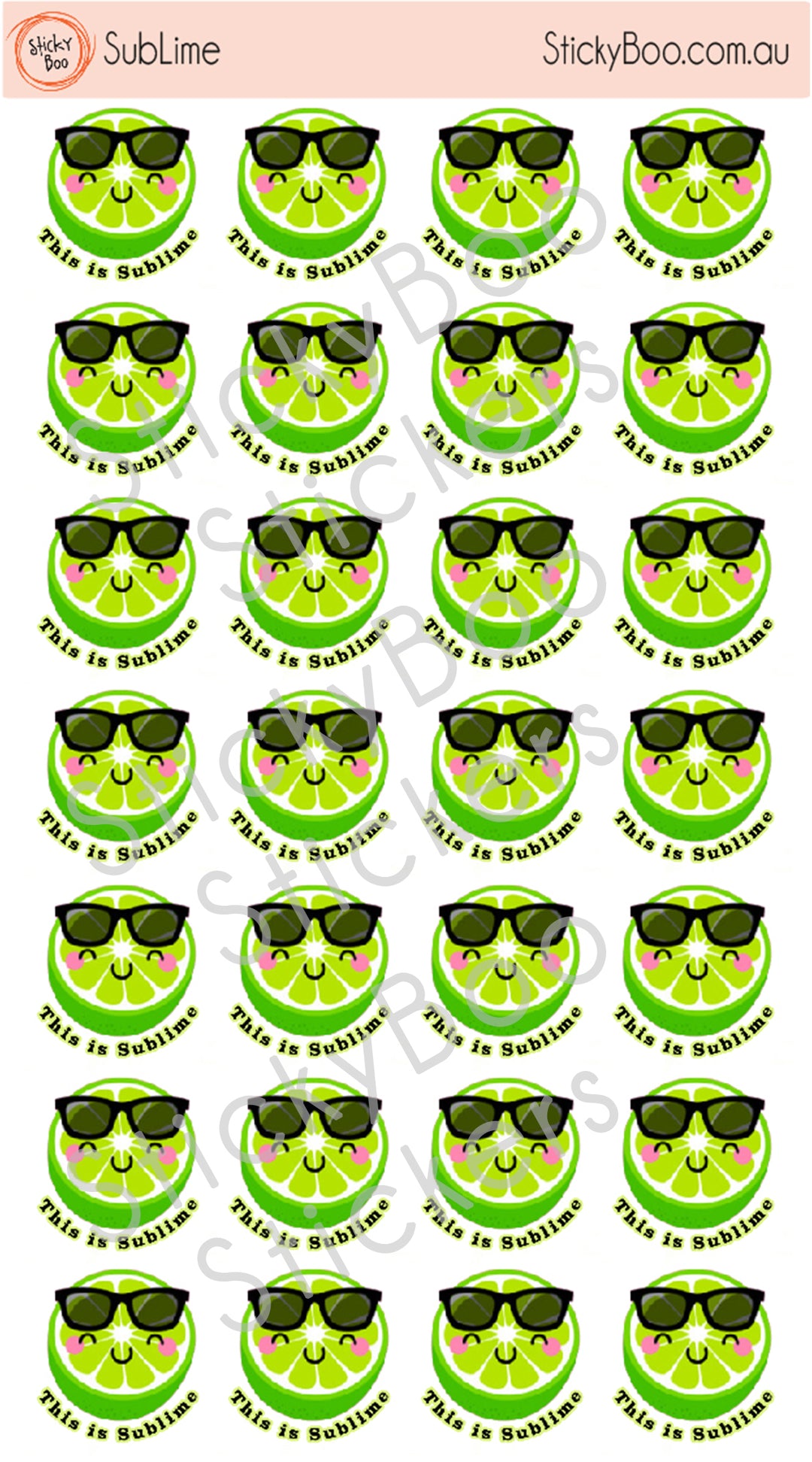 SubLime | Teacher Stickers