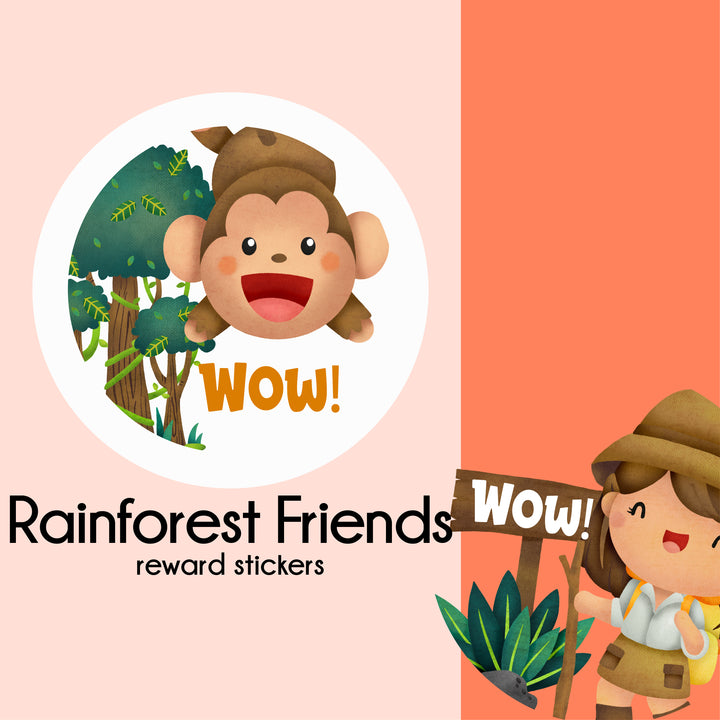 Rainforest Friends  |  Merit Stickers