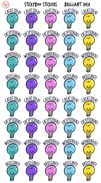 Brilliant Idea  |  Merit Stickers