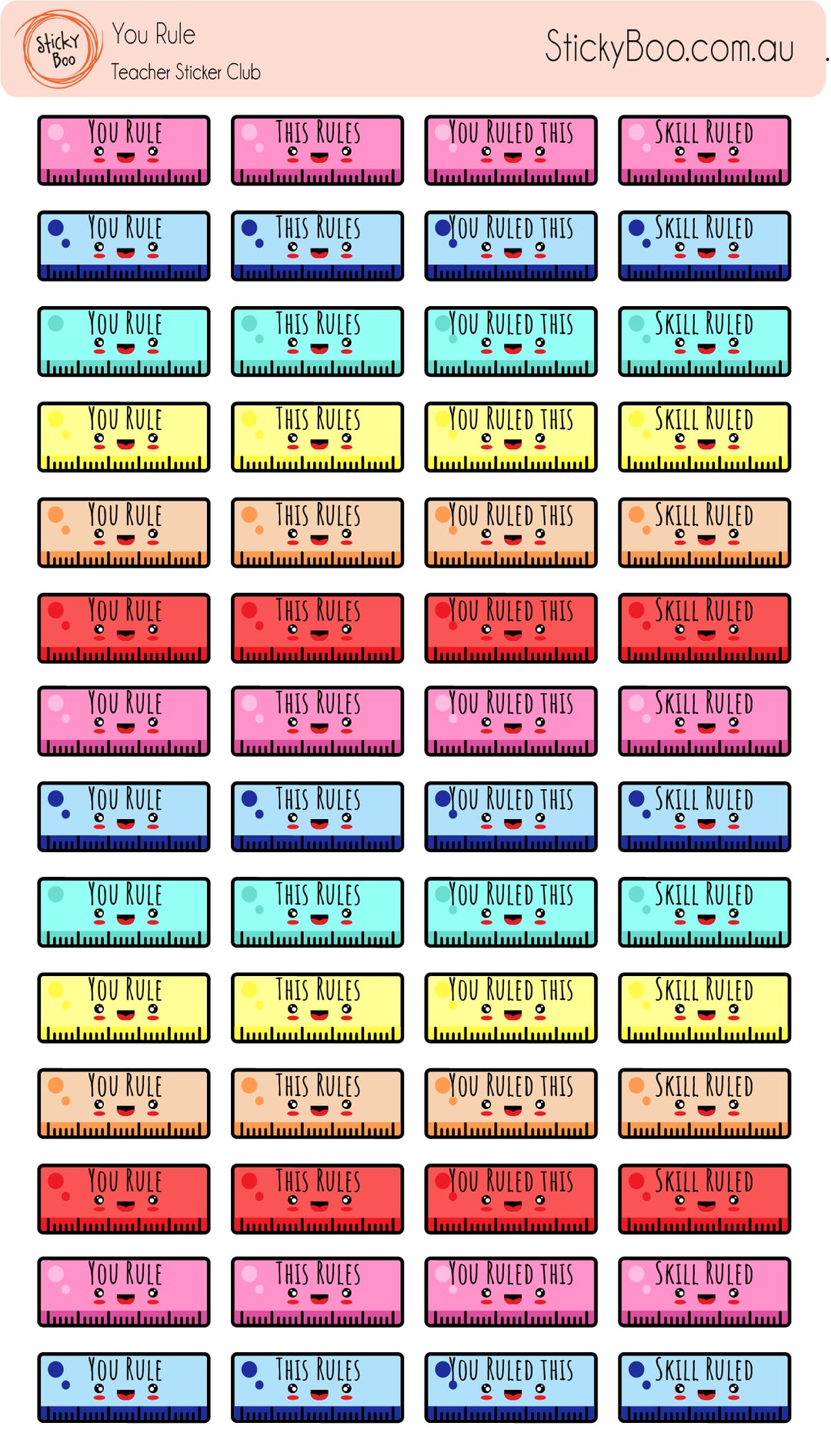 You Rule!  |  Merit Stickers