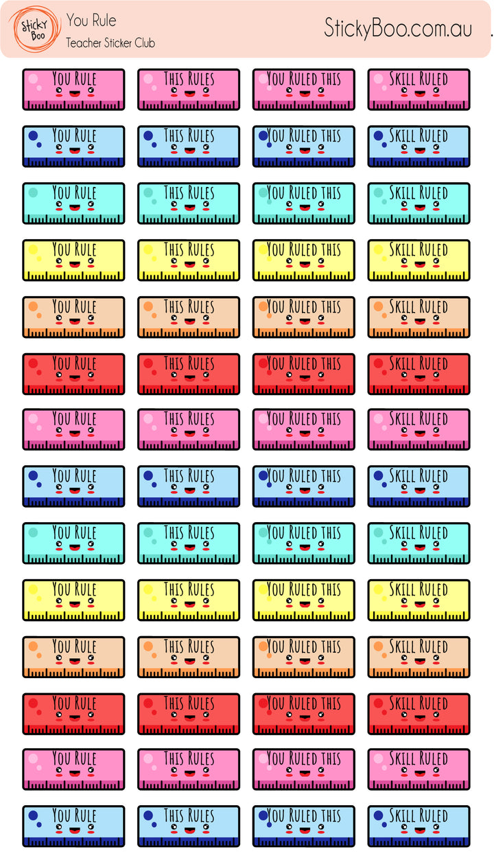 You Rule!  |  Merit Stickers