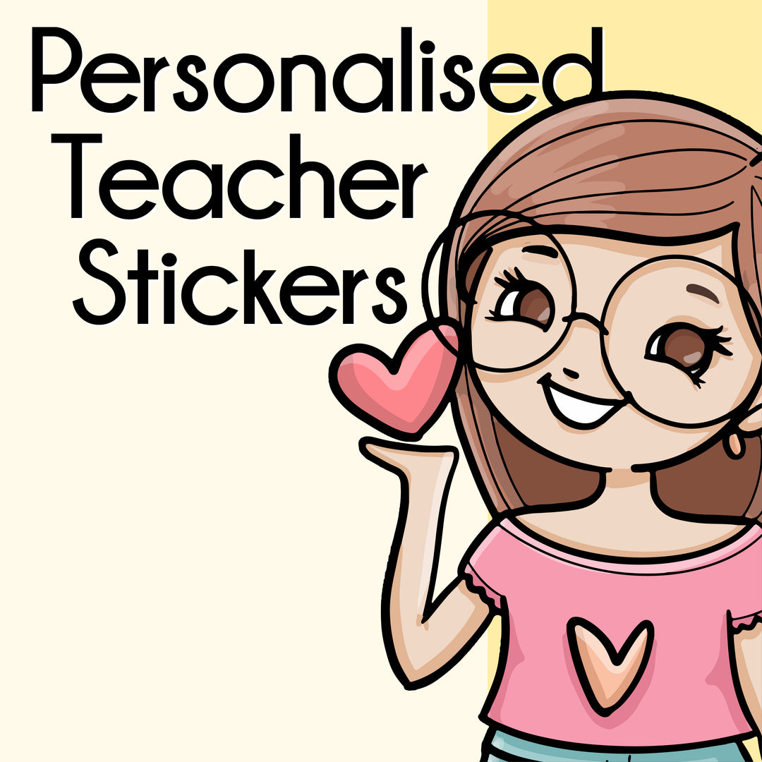 Personalised Teacher Stickers  |  Personalised Merit Stickers