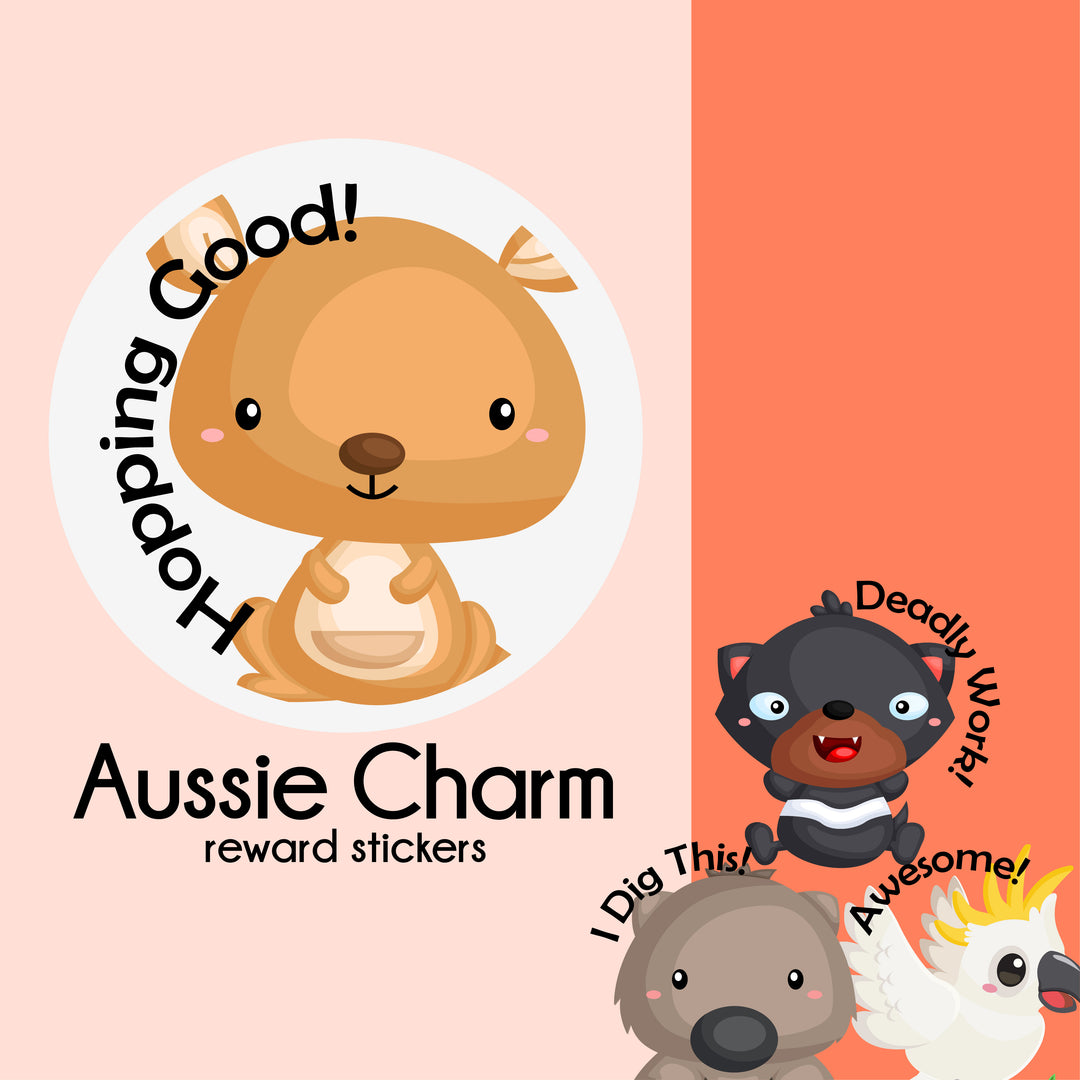 Aussie Charm  |  Merit Stickers
