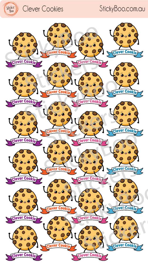 Clever Cookie  |  Merit Stickers