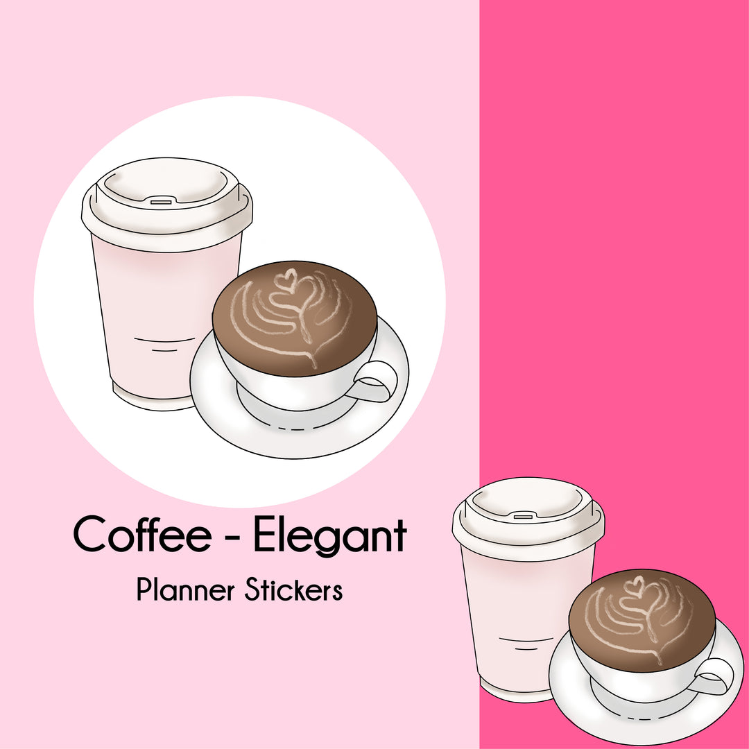 Coffee   |   Elegant Series   |   Planner Stickers
