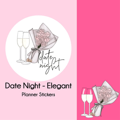 Date Night   |   Elegant Series   |   Planner Stickers