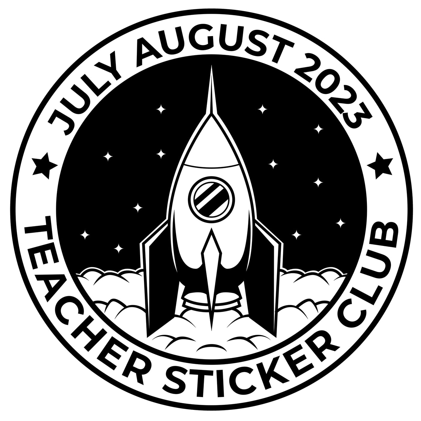 July / August 2023 Teacher Sticker Pack
