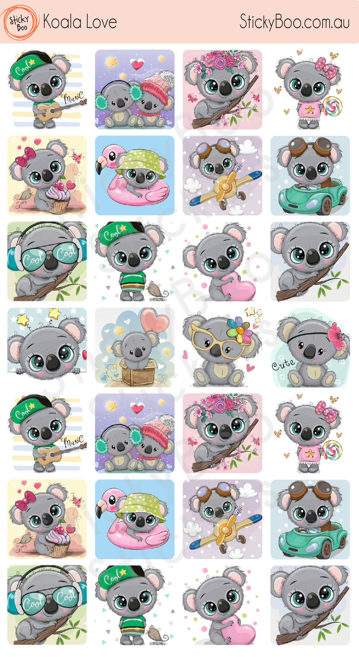 Koala Love  |  Merit Stickers
