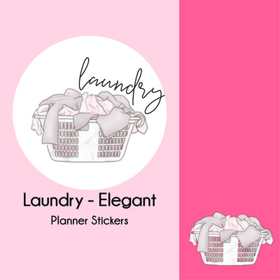 Laundry   |   Elegant Series   |   Planner Stickers