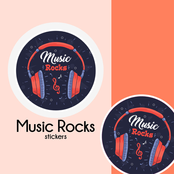 Music Rocks  |  Merit Stickers