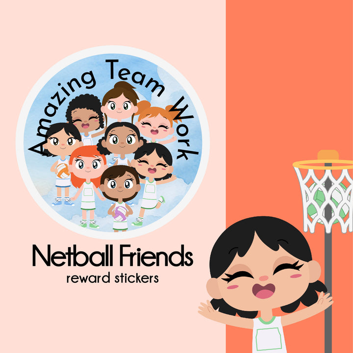 Netball Friends  |  Merit Stickers