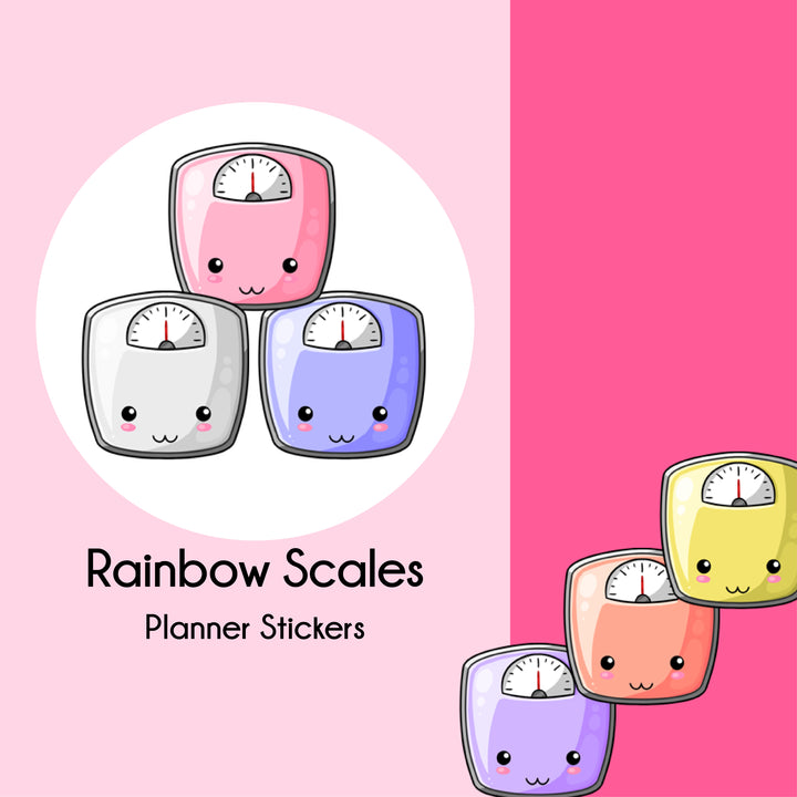 Rainbow Scales   |   Rainbow Series   |   Planner Stickers