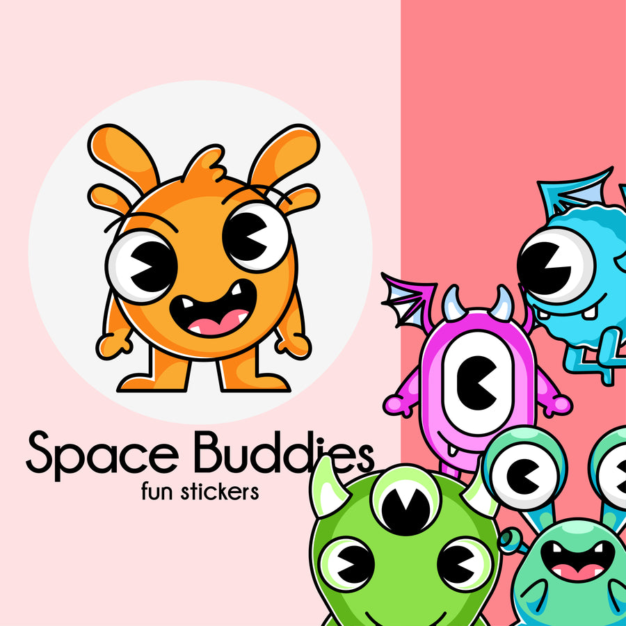 Sticky Alien Aliens & Monsters – StickyBoo Stickers - Reward, motivate & engage your ...