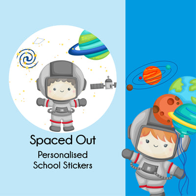 Space School Labels | Spaced Out | Back to School Labels
