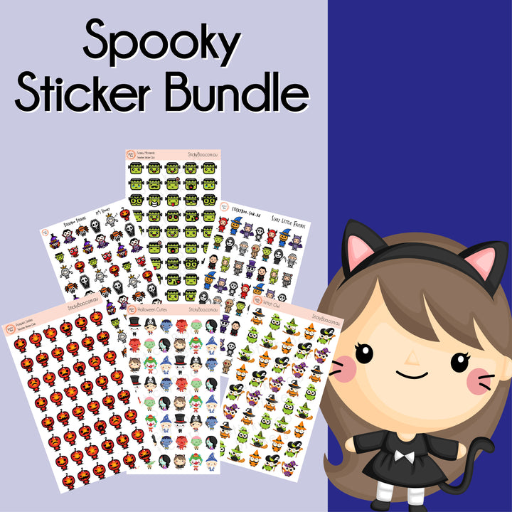 Spooky Teacher Sticker Bundle | Classroom Reward & Behaviour Stickers
