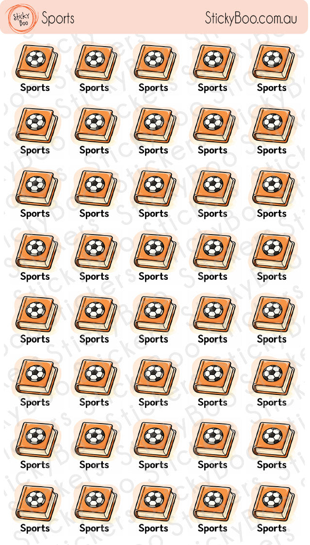 Sport Stickers  | Library Sticker Series