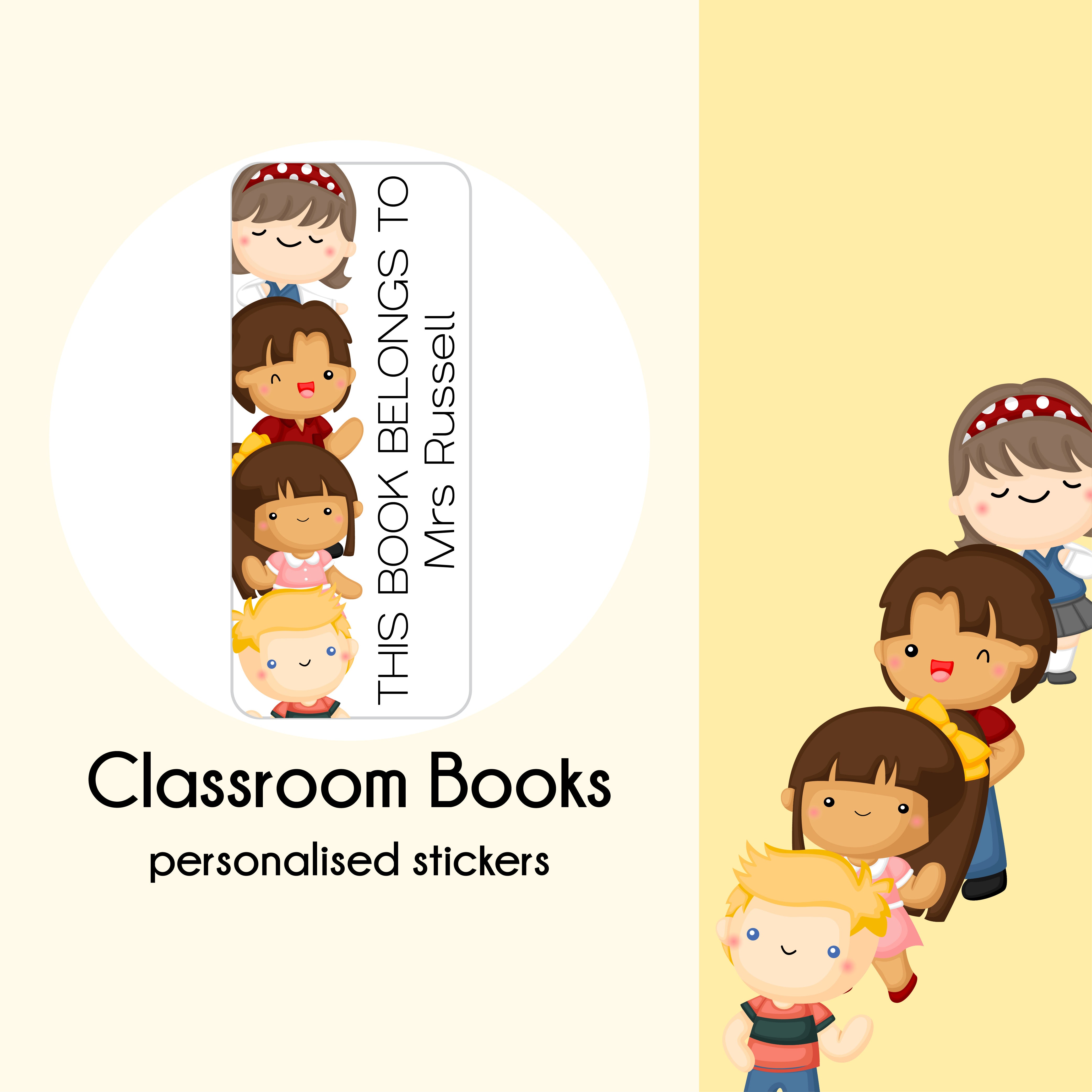 Personalised stickers - Classroom Books – StickyBoo Stickers - Rewards ...