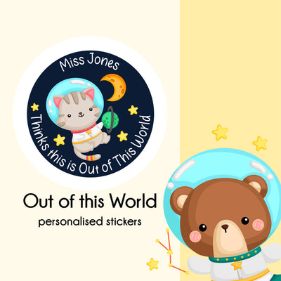 Out of this World   |  Personalised Merit Stickers
