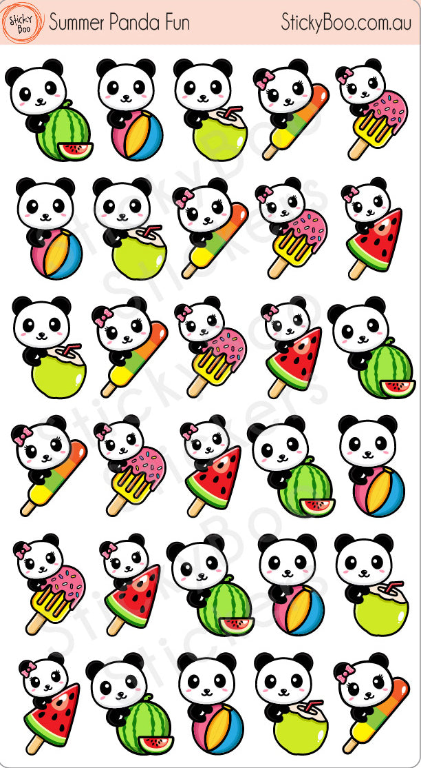 Summer Panda Fun