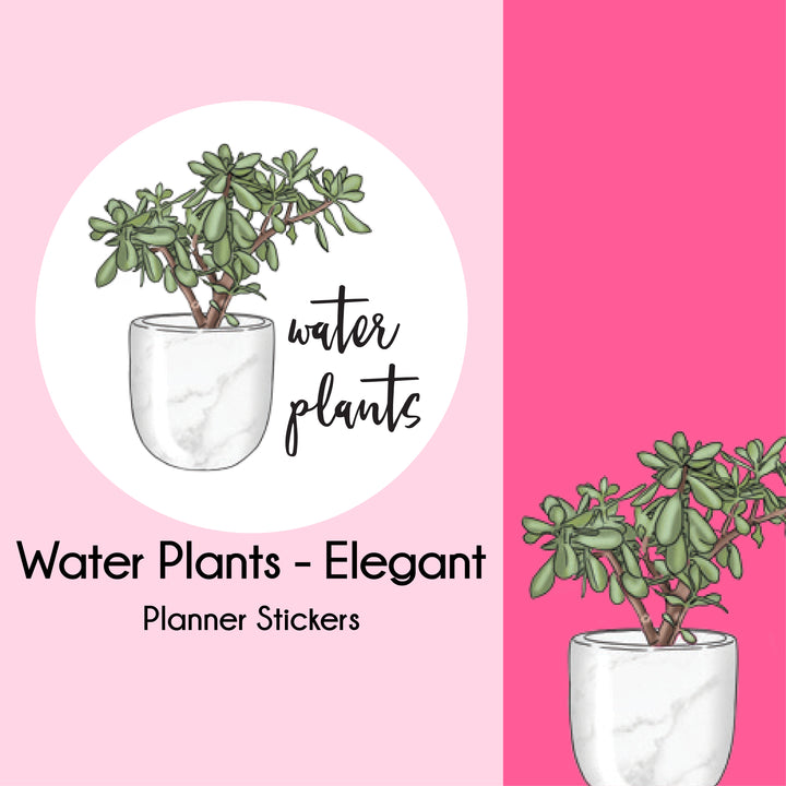 Water Plants   |   Elegant Series   |   Planner Stickers