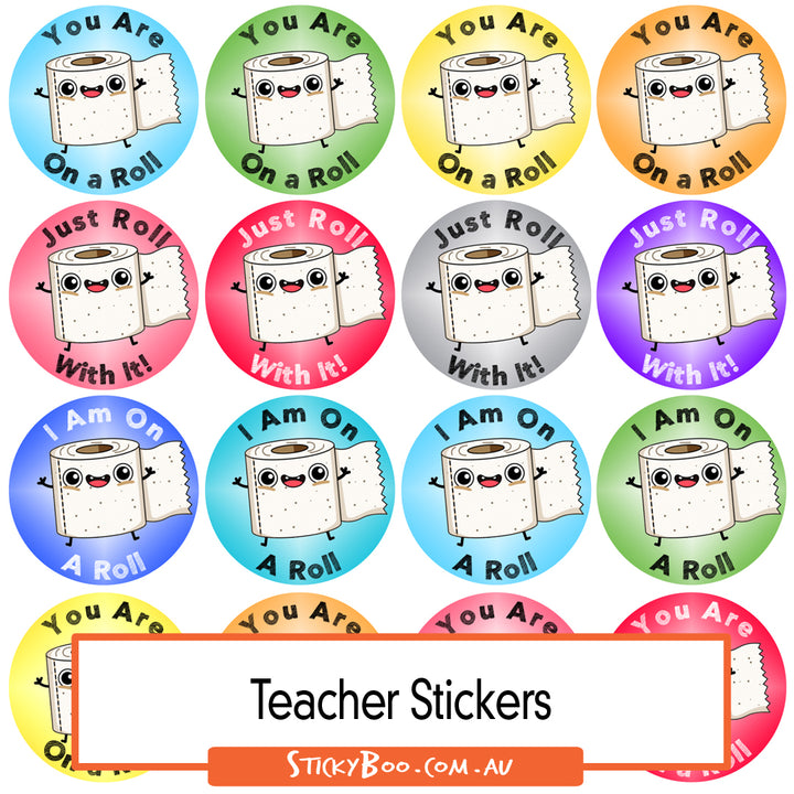 On A Roll  |  Merit Stickers