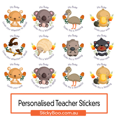 Australian Teacher Stickers - Custom teacher stickers