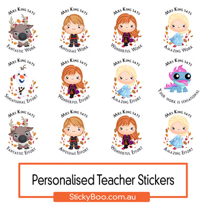 Into the Unknown  |  Personalised Merit Stickers