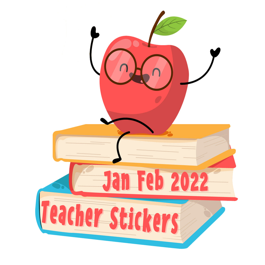 Jan / Feb 2022 Teacher Sticker Pack