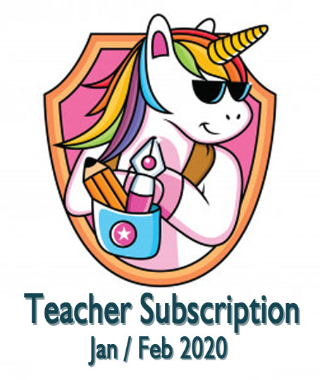 Jan / Feb 2020 Teacher Sticker Pack